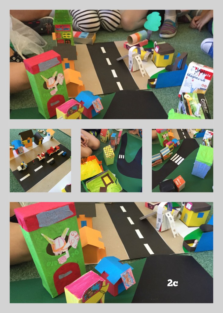 Student-made houses in Treetops Town