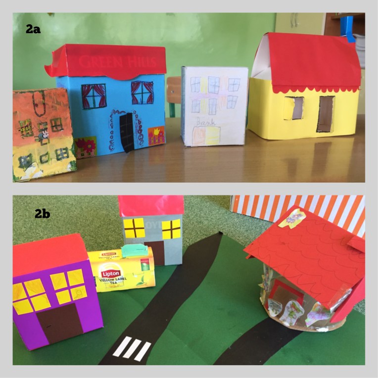 Student-made houses in Treetops Town