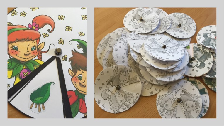 School stuff word wheel