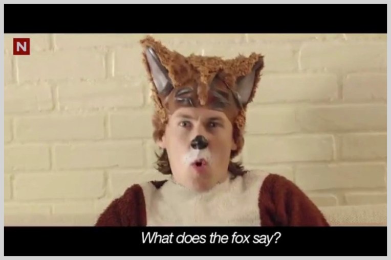 What does a fox say
