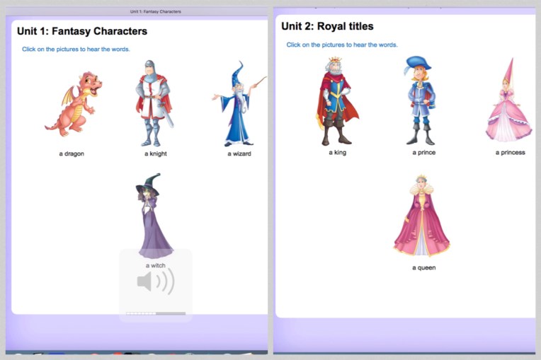 Fantasy worlds vocab