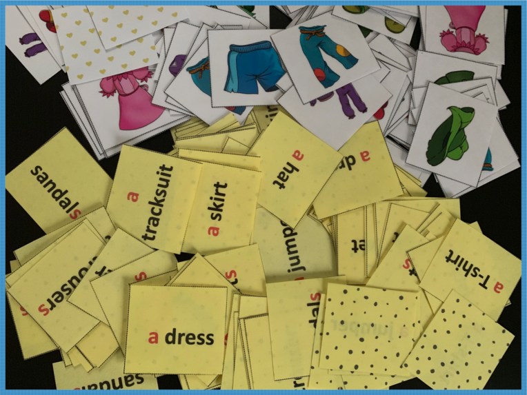 ClothesBingoCards