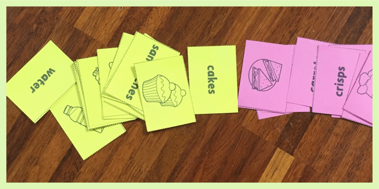 foood miniflashcards